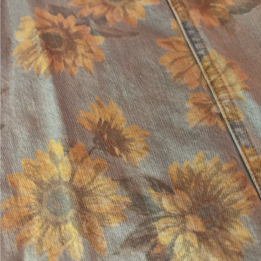 BNWT american eagle sunflower overall skirt sizes xs - Picture 5 of 5